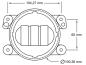 Preview: Nebelscheinwerfer J.W. Speaker LED E-Prüfzeichen