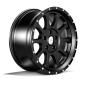 Preview: ASP Alloys Alufelge 1450 schwarz 8,5 x18 ET +32 mit TÜV-Gutachten