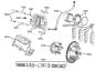 Preview: Bremssatteldichtsatz Vorderachse Akebono Bremse