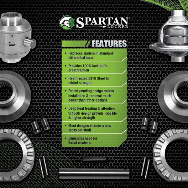 Spartan Locker "Lunchbox"      Differentialsperre      Dana 44 30 Spline