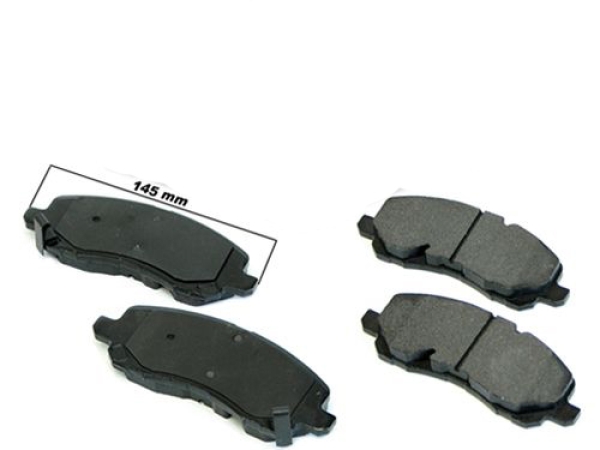 Bremsklotz - Set mit E-11 Prüfzeichen Vorderachse mit BR1 Bremse