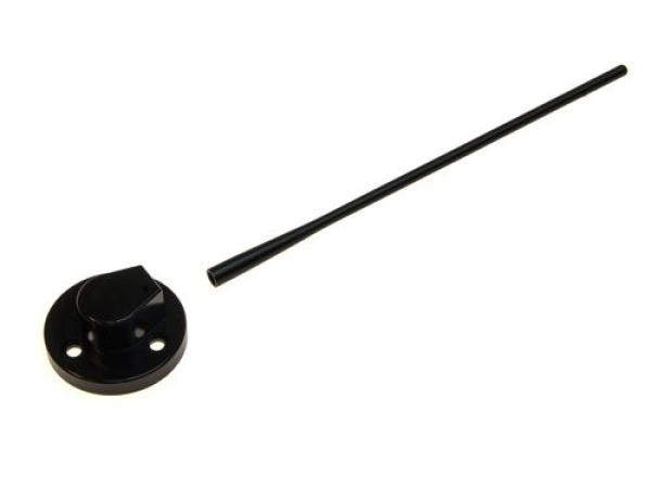 Aluminium Antenne schwarz