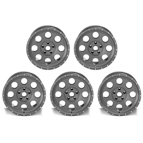 5x ASP Alloys Alufelge 1426 Gunmetal Grau 8,5x18 ET +12