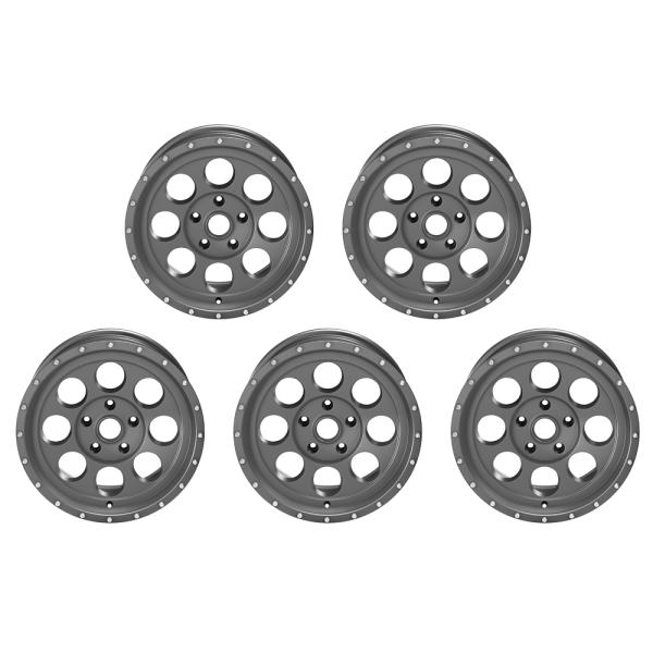 5x ASP Alloys Alufelge 1426 Gunmetal Grau 8,5 x17 ET +32