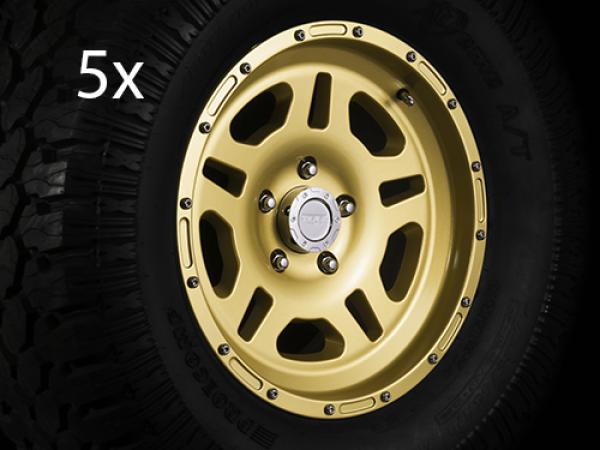 ASP Alloys Alufelgen Set 1440 gold 8,5x17 ET +10 mit TÜV Gutachten