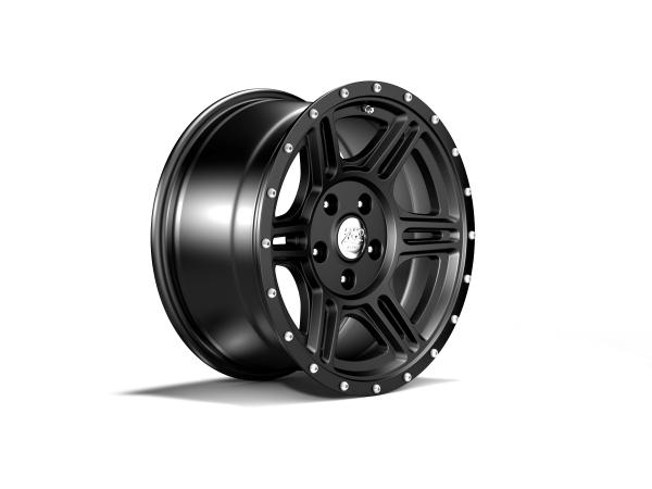 ASP Alloys Alufelge 1465      schwarz 8,5x18 ET +32      mit TÜV-Gutachten