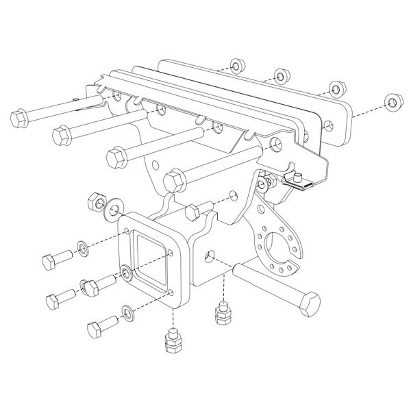 Anhängerkupplung Rockingersystem / abnehmbar