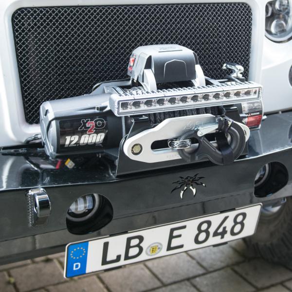 LED Lightbar & Halter für Seilwindenfenster