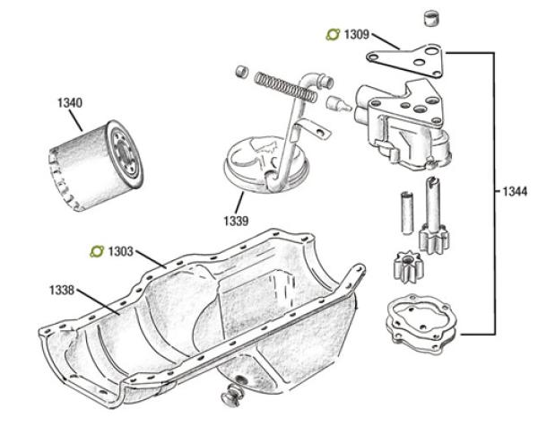 Nockenwellenlagerset 2,5 Ltr.