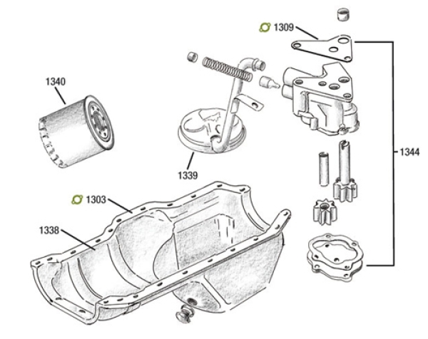 Kolbenringset 0,30, 2,5 Ltr.