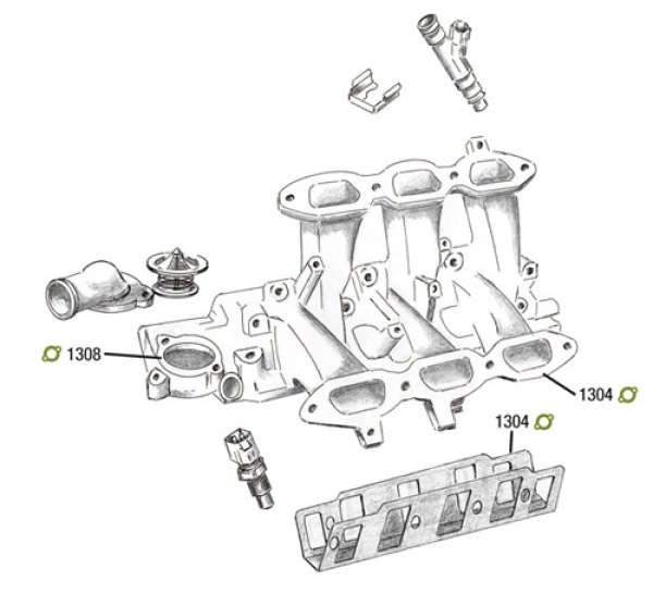 Ventilkeil 3,7 Ltr., Cherokee KJ 02 - 05