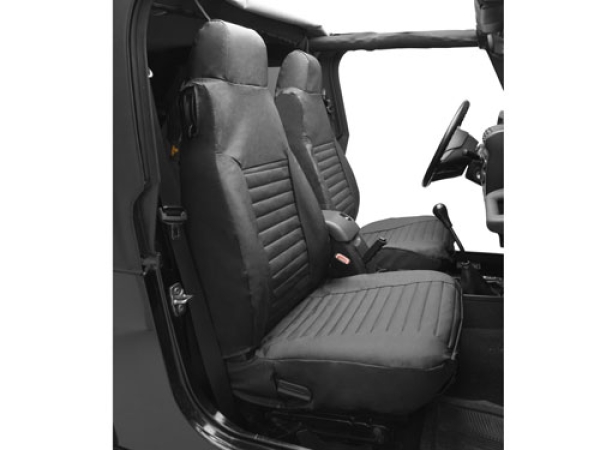 Jeepshop24 - Sitzbezug-Set vorne Black DiamondWrangler TJ 03 - 06