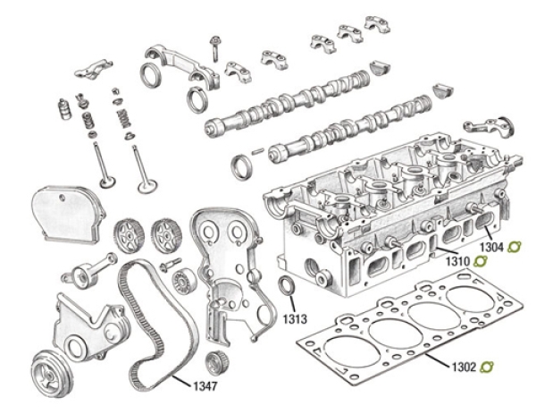Zylinderkopfdichtung 2,4 Ltr.