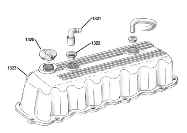 Ventildeckel Schraube 2,5 Ltr.