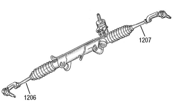 Spurstangenkopf links