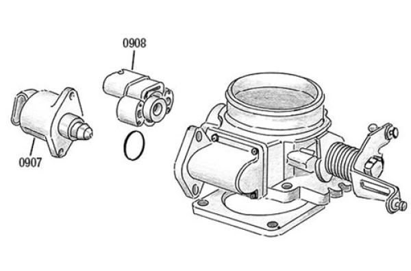 Stellmotor (Leerlauf) 3,7 Ltr. & 4,7 Ltr.