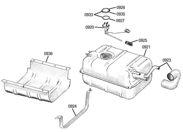 Tankhalteband 55 Ltr.