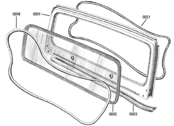 Moosgummi Dichtung Scheibenrahmen