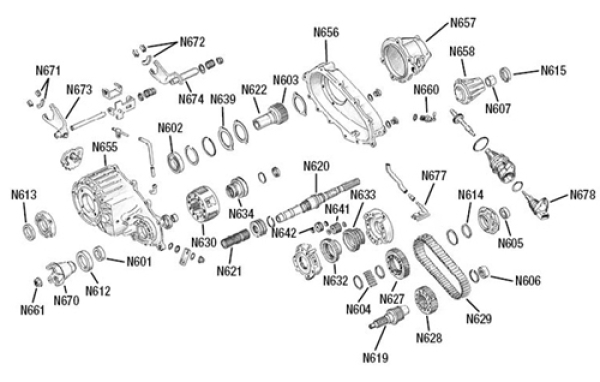 Zahnrad Planetengetriebe NP242