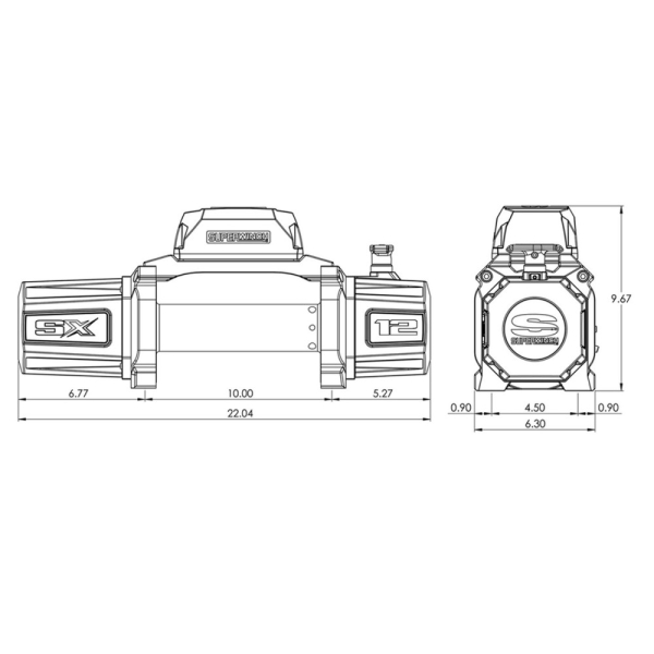 Superwinch SX12SR Seilwinde