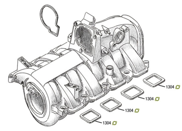 Ventildeckeldichtung 4,7 Ltr. Set