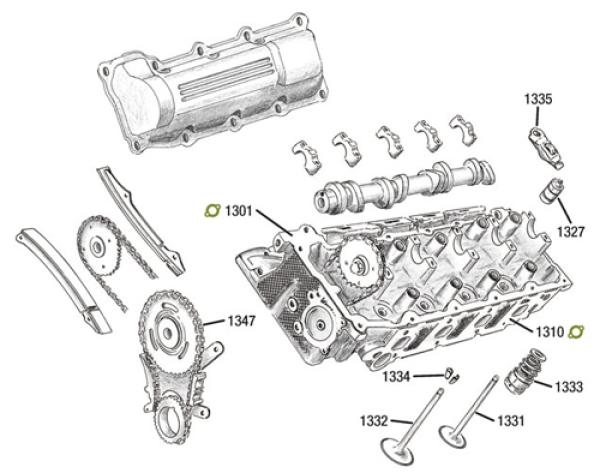 Nockenwellenlagerset 4,7 Ltr.