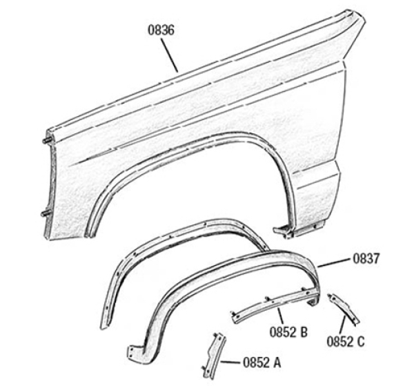 Verbreiterungshalter HA links hinten