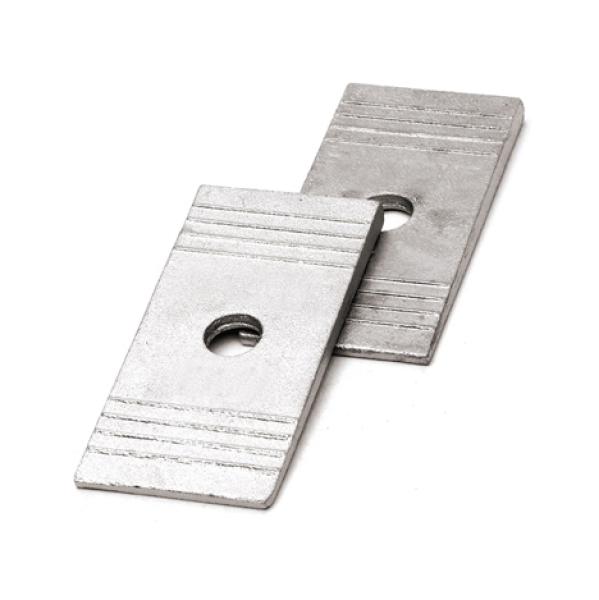 Achskeile 2,5" breit 2,5°      Aluminium