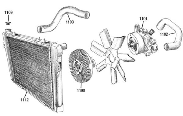 Thermostatgehäuse 5.2 Ltr. V 8