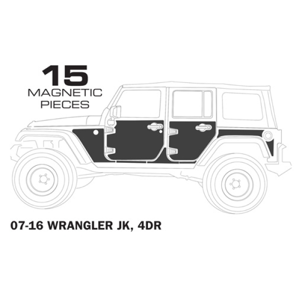 Karosserieschutz Magnet 4-Türer 15-teilig