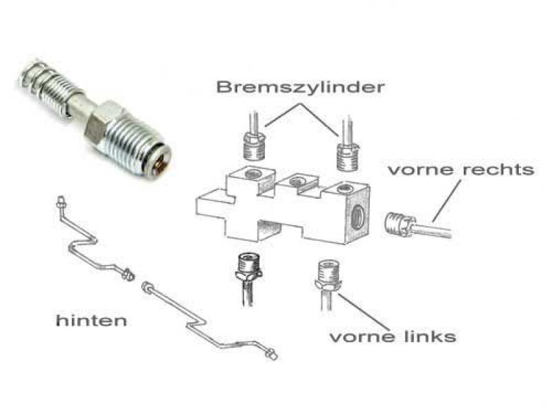 Bremsleitung, Mitte Ø 3/16 = 4,8mm