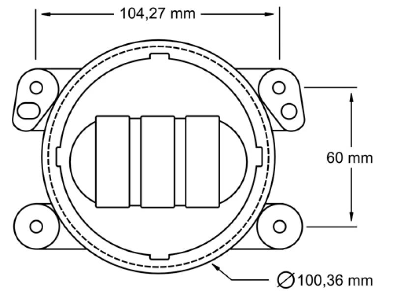 Nebelscheinwerfer J.W. Speaker LED E-Prüfzeichen