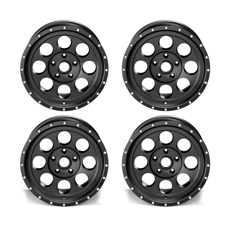 4x ASP Alloys Alufelge 1426 schwarz 8,5x17 ET +12