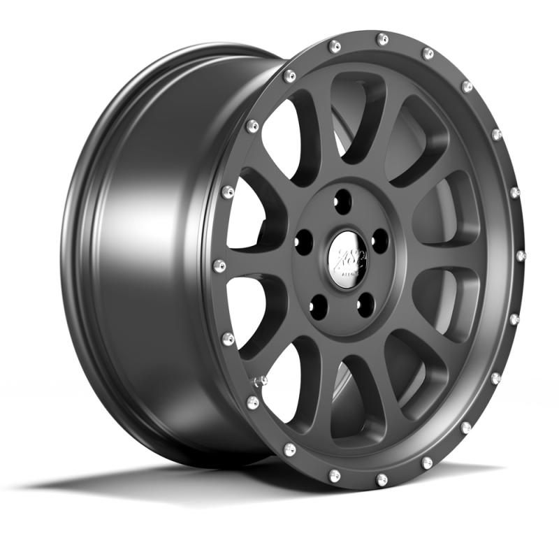 ASP Alloys Alufelge 1450 gunmetal 8,5 x18 ET +32 mit TÜV-Gutachten