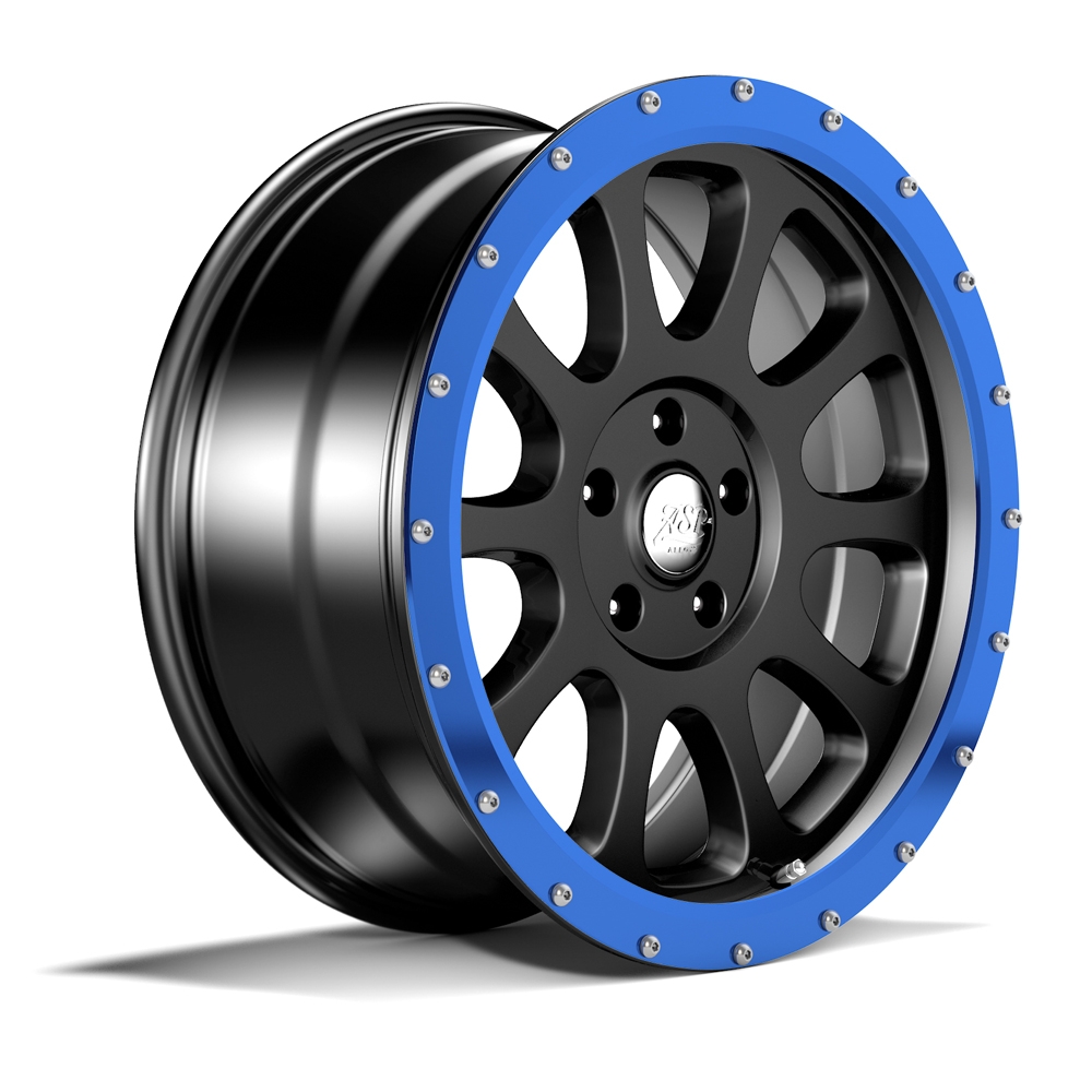 Felgenring WR10 20" blau eloxiert