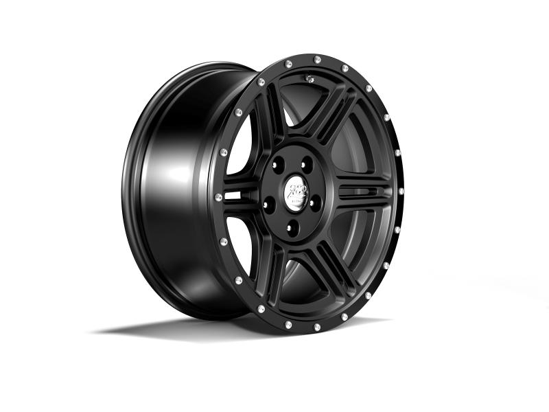 ASP Alloys Alufelge 1465      schwarz 8,5x17 ET +32      mit TÜV-Gutachten