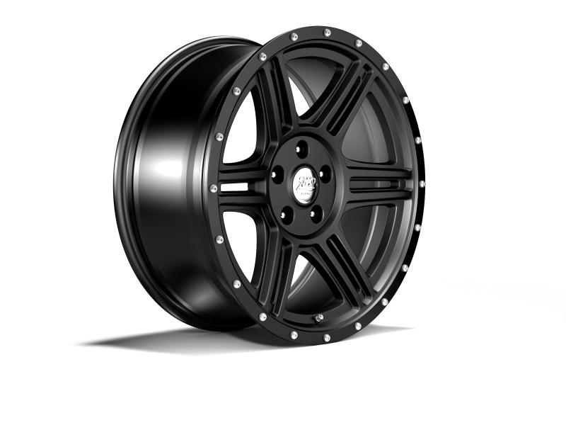 ASP Alloys Alufelge 1465      schwarz 8,5x20 ET +32      mit TÜV-Gutachten