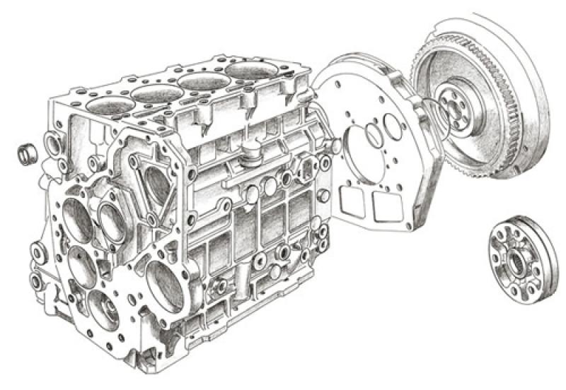 Hauptlagerset vorne Standard 2,5 Ltr. Diesel