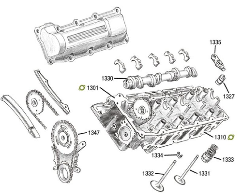 Nockenwellenlagerset 3,8 Ltr.