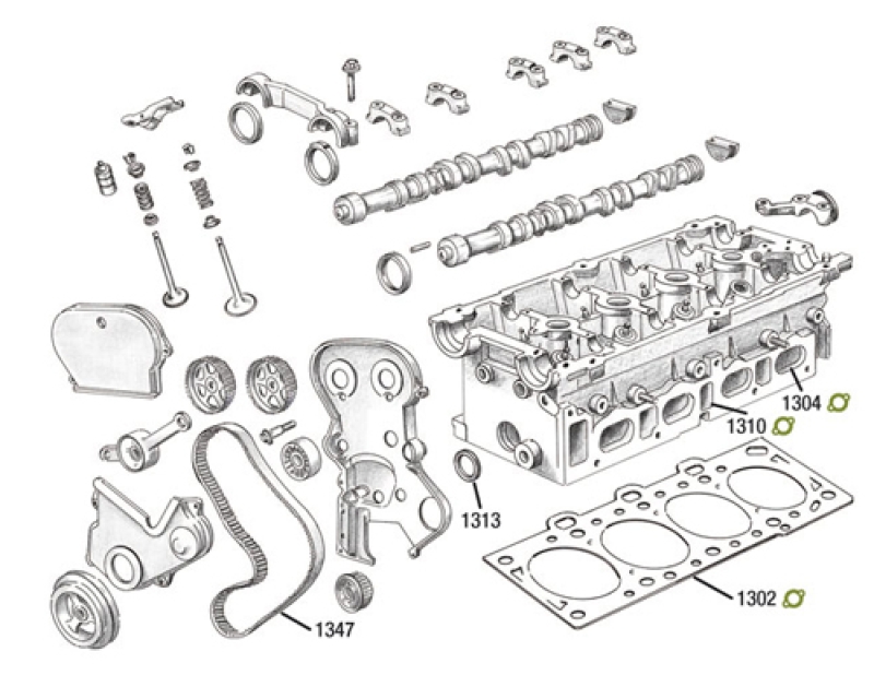 Zylinderkopfdichtung 2,4 Ltr.