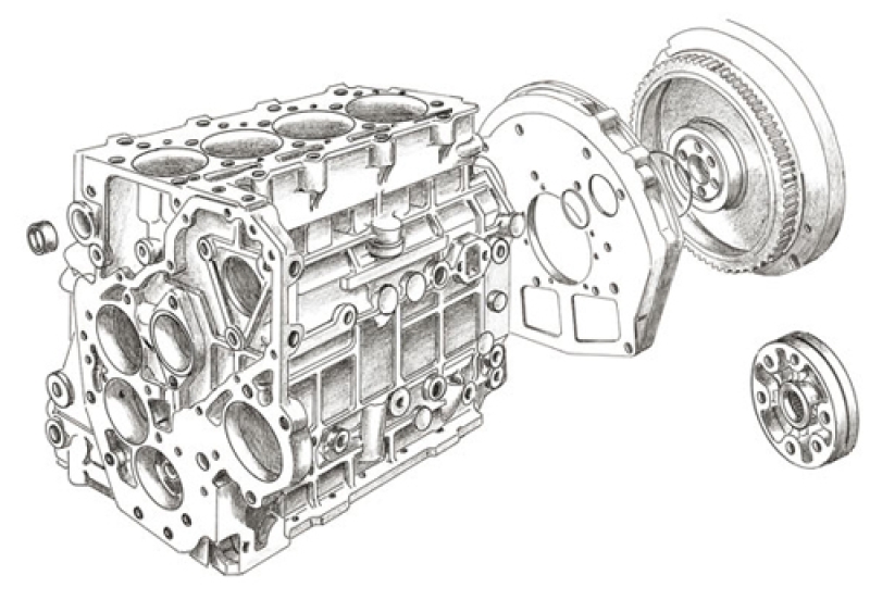 Hauptlagerset zentral., 0,125 2,5 Ltr. Diesel