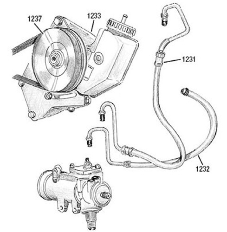 Servopumpe 5.2 Ltr. V8