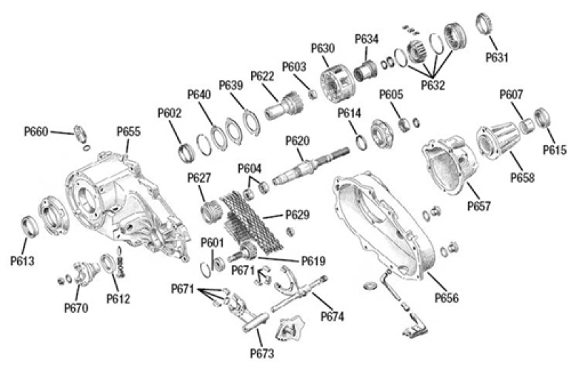 Buchse Schaltstange NP231