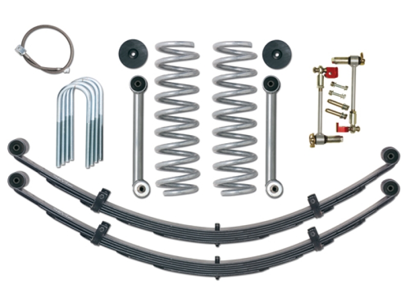 Fahrwerk Super Flex + 3,5" = 90 mm mit RXJ Stoßdämpfer