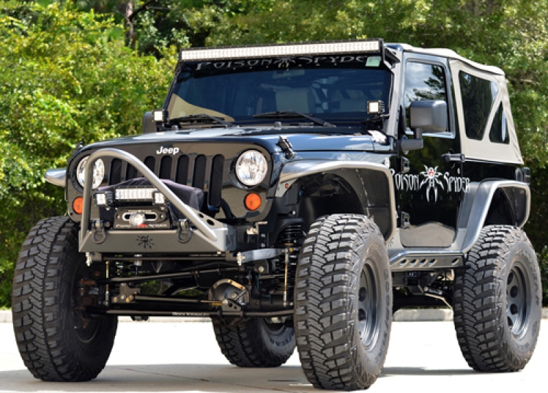 Lampenbügel für LED-Bars für 1x 50" Lightbar Poison Spyder