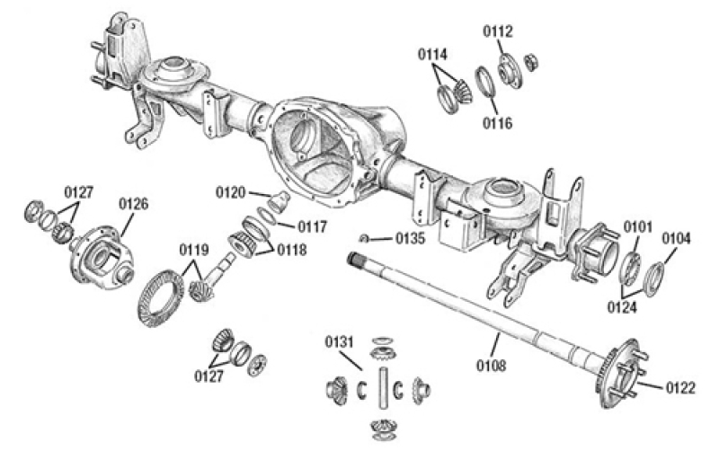 Differentialkorb Trac Lock - Set 8,25 er Hinterachse 3.75 Verschraubung