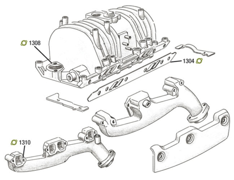 Ventildeckeldichtung 5,2 Ltr. (318 cui) Set