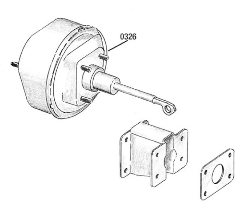 Bremskraftverstärker mit ABS