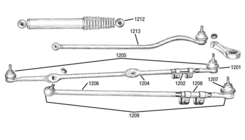 Spurstangenkopf links 5.2 Ltr. & 5.9 Ltr.